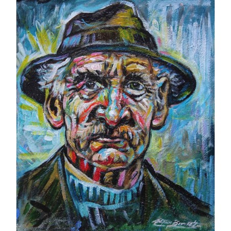 Old Gentleman with Hat