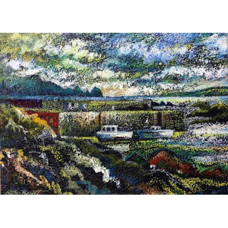 Boats at the Pier, Rosbeg