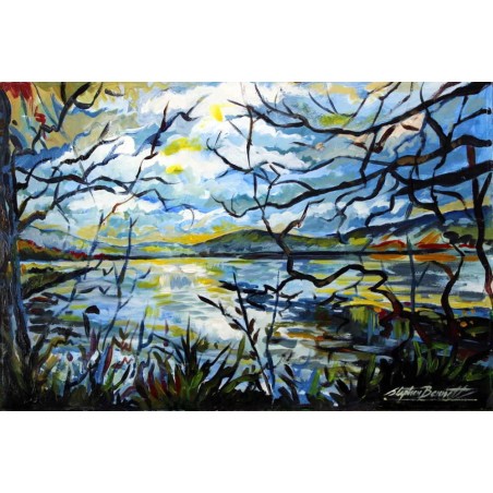 Winter Sun on Lough Eske