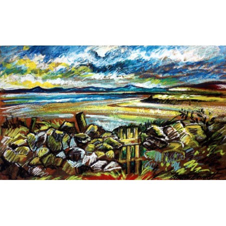 Looking down at Narin Strand