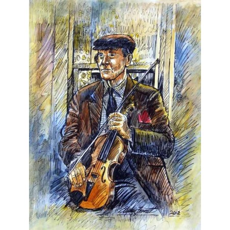 John Doherty with Fiddle