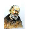Print of St. Padre Pio by Stephen Bennett