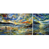 Sunrise painting of Rosbeg, Co. Donegal