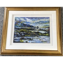 Original painting of Rosbeg, Co. Donegal by Stephen Bennett