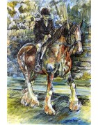 Original paintings in pen and acrylic washes by Stephen Bennett.